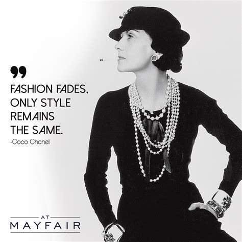 coco chanel cat quote|Coco Chanel quotes fashion fades.